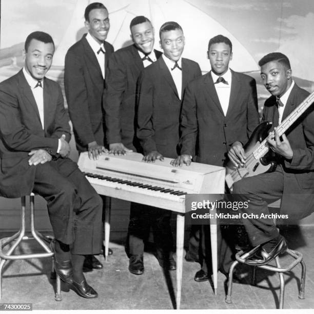Maurice Williams & The Zodiacs who first performed the song "Stay" pose for a portrait in 1960.