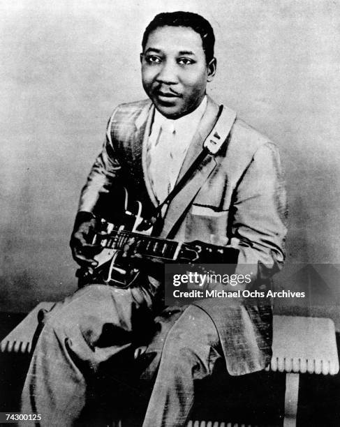 Bluesman Muddy Waters poses for a portrait circa 1950 in Chicago, Illinois.