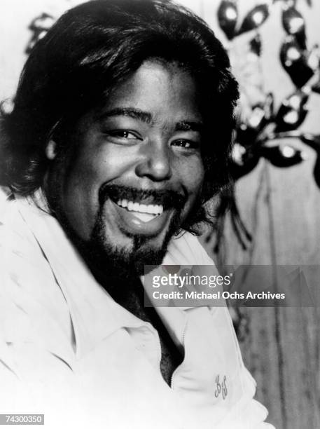 Singer Barry White poses for a portrait in circa 1976