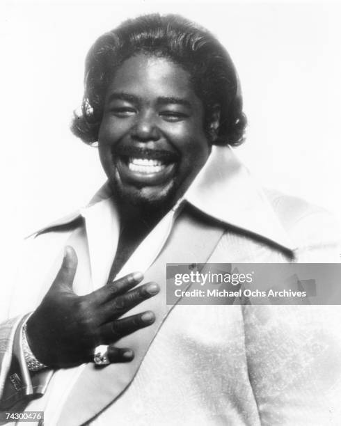 Singer and songwriter Barry White poses for a 20th Century Records publicity still circa 1975