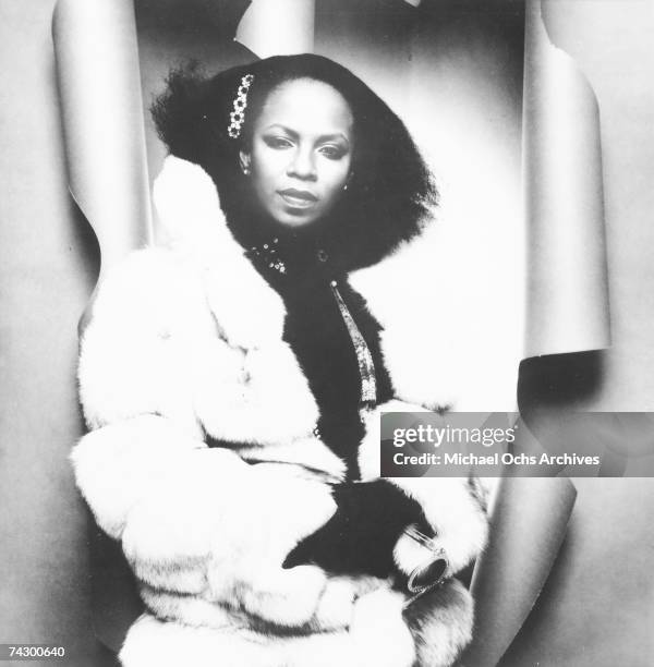 And soul singer Betty Wright poses for a publicity still circa 1980.