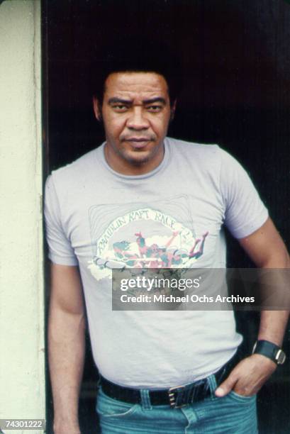 Singer and songwriter Bill Withers poses for a portrait on September 5, 1972 in Los Angeles, California.