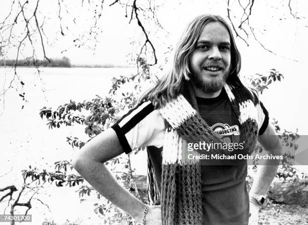 Musician Rick Wakeman of the rock band "Yes" poses for a portrait in circa 1976. Photo by Michael Ochs Archives/Getty Images
