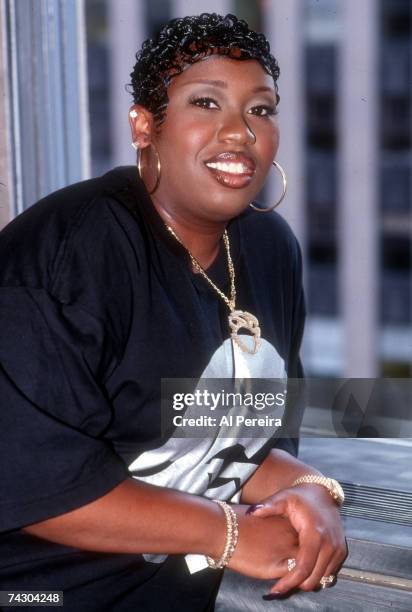 Missy "Misdemeanor" Elliott poses for a portrait on June 10, 1997 in New York City.