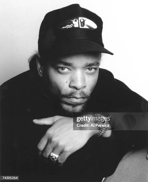 Rapper Ice T poses for a portrait in circa 1996.