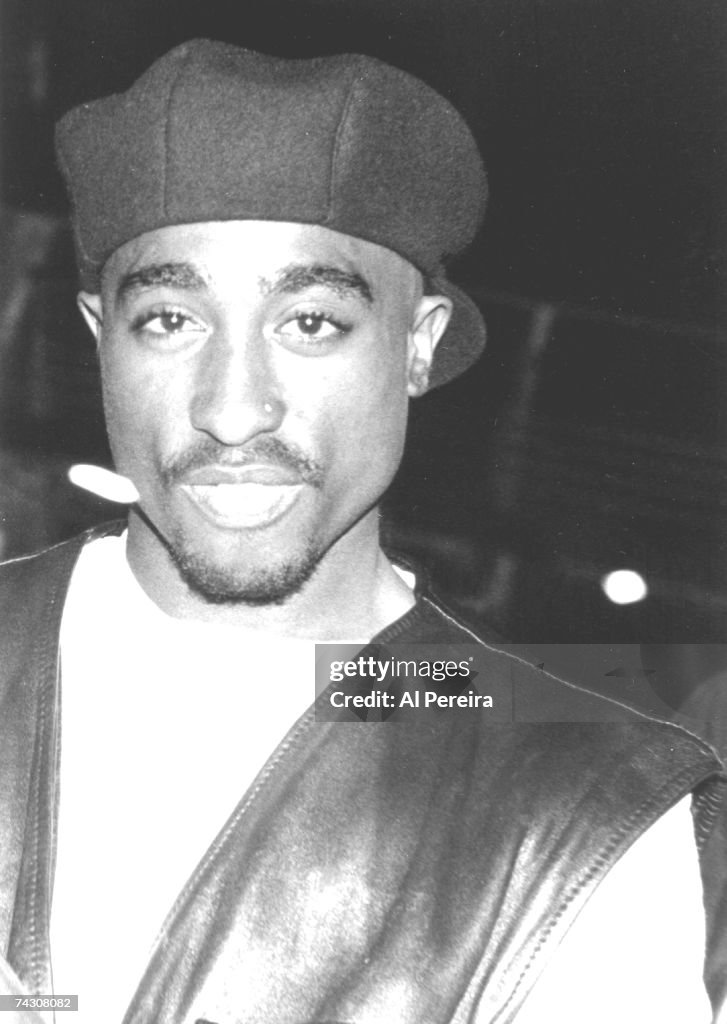 Is Tupac A Rapper Rapper Tupac Shakur performs onstage at Club Amazon on July 23, 1993 ...