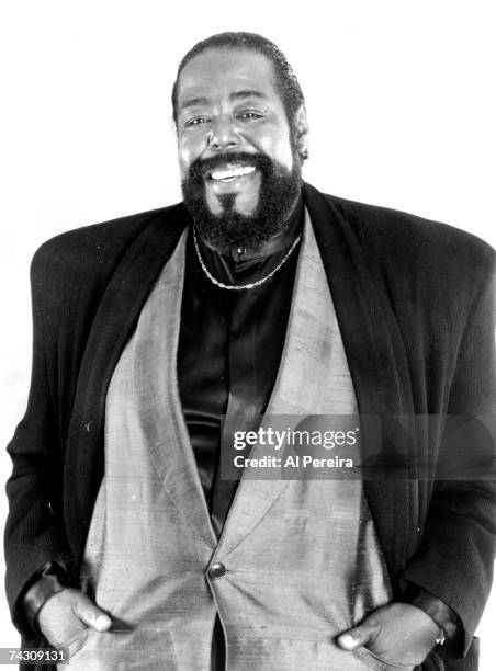 Musician Barry White appears in a portrait taken on December 1 in New York City.