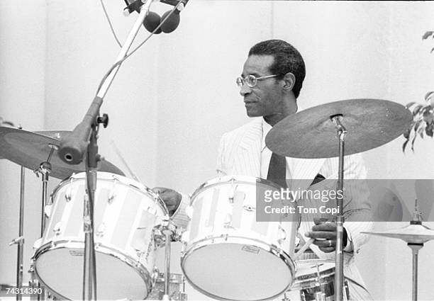 Jazz drummer Max Roach appears at the White House in July 1978 Washington, D.C.