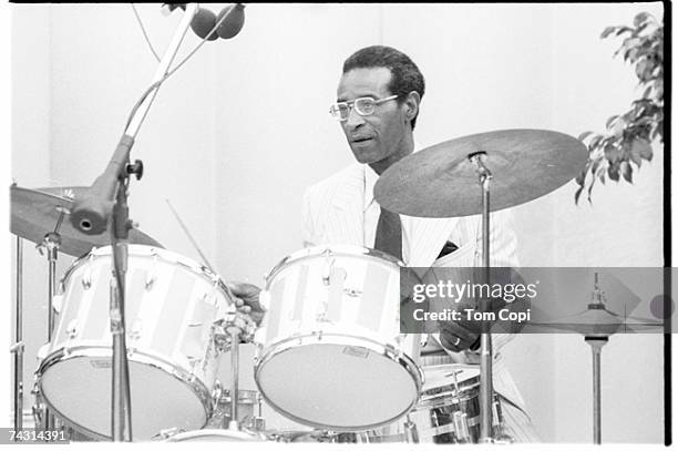 Jazz drummer Max Roach appears at the White House in July 1978 Washington, D.C.