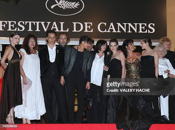 Belgian actress Yolande Moreau, French actor Fu'ad Ait Aattou, Italian actress Asia Argento, French producer Jean-Francois Lepetit , director...
