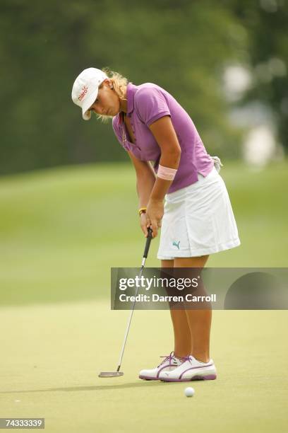 Nicole Perrot competes in the second round of the 2007 Michelob Ultra Open on May 11, 2007 at Kingsmill Resort in Williamsburg, Virginia.