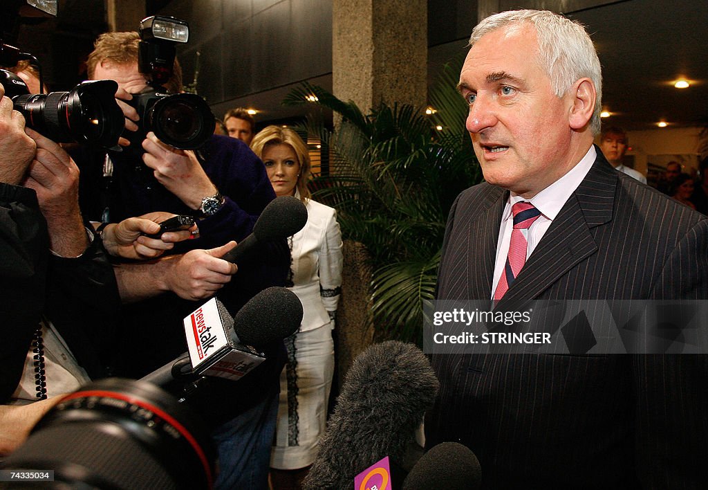 The Irish Prime Minister and Fianna Fail...