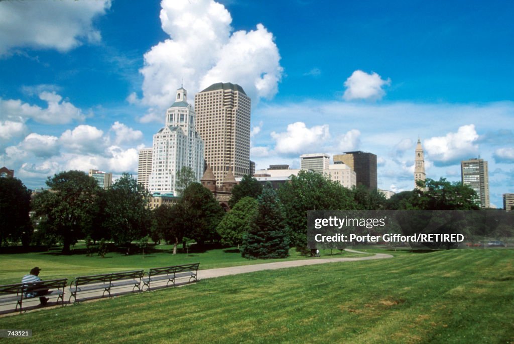 City Street in Hartford, CT