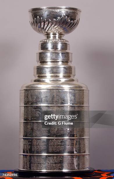 The Stanley Cup in a studio setting February 23, 2002 in Salt Lake City, Utah.