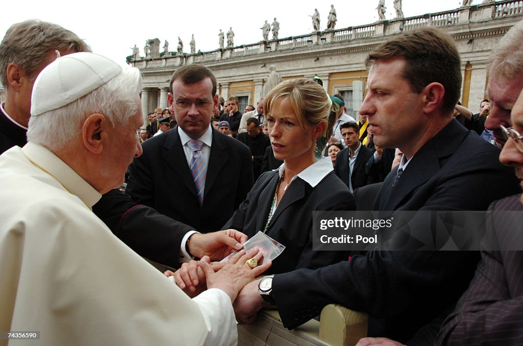 Madeleine McCanns Parents Visit The Pope