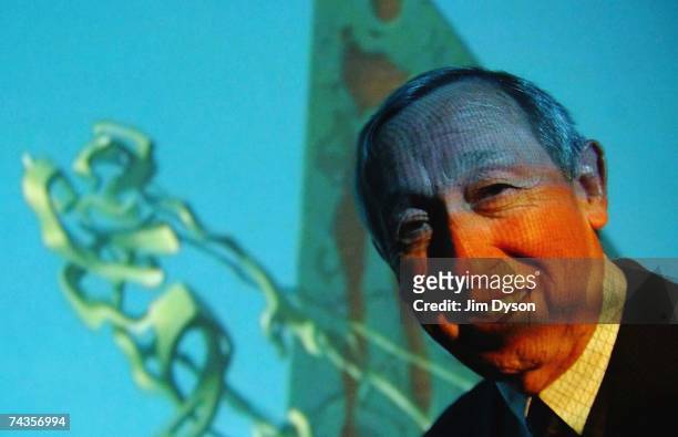 Former Senior Executive for The Walt Disney Company Roy Disney poses in front of the Salvador Dali/Disney film "Destino" at the Tate Modern on May...