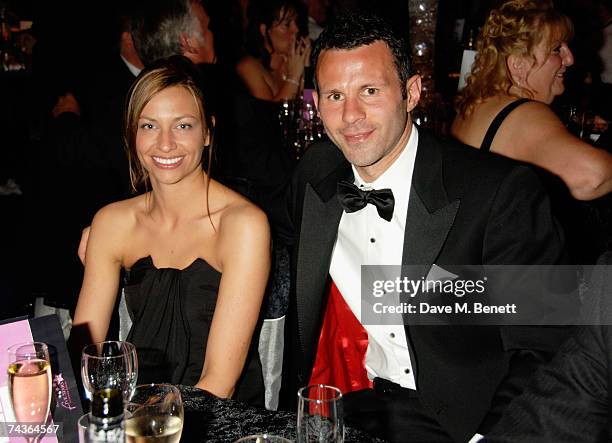 Ryan Giggs and girlfriend Stacey Cook attend the Max Beesley And Ryan Giggs Golf Classic And Dinner at the Belfry Golf Club May 20, 2007 in...