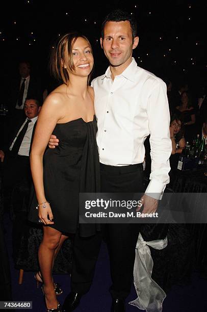 Ryan Giggs and girlfriend Stacey Cook attend the Max Beesley And Ryan Giggs Golf Classic And Dinner at the Belfry Golf Club May 20, 2007 in...