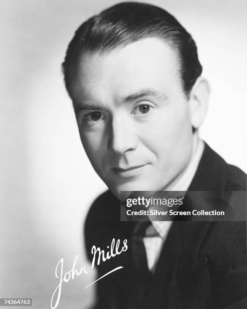 English actor John Mills , circa 1935.