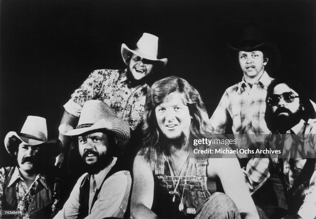 "Marshall Tucker Band" pose for a circa 1976 portrait. Marshall... News Photo Getty Images