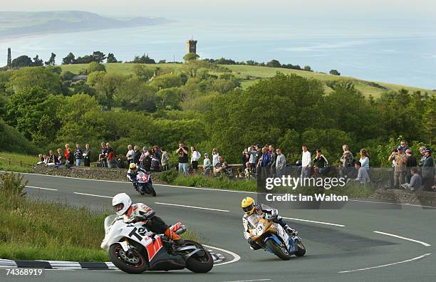 John Burrows rides during practice for the 2007 Isle of Man Tourist Trophy races on May 31, 2007 in Ramsey, Isle of Man, United Kingdom.