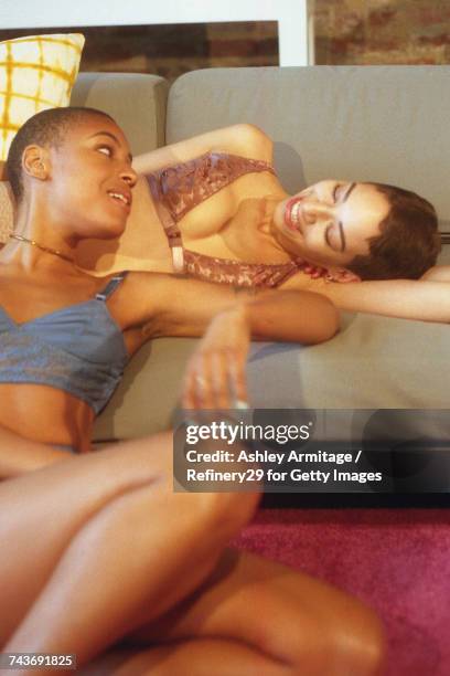 two young women talking  - 67percentcollection stock pictures, royalty-free photos & images