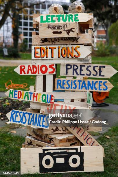 peoples climate summit - sommet citoyen pour le climat in montreuil, france. france. - climate summit stock pictures, royalty-free photos & images