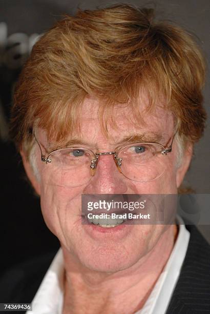 Actor Robert Redford attends the opening night celebration for Sundance Institute at BAM May 31, 2007 in the Brooklyn Borough of New York City.