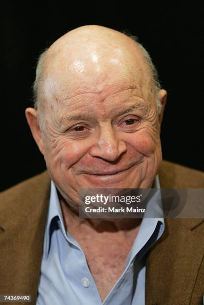 Comedian Don Rickles poses before signing copies of his new book ''Rickle's Book'' at Book Soup on May 31, 2007 in West Hollywood, California.