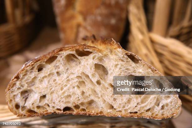 bakery. french bread.  france. - french bakery photos et images de collection