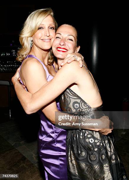 Television presenter Lara Spencer and designer Cynthia Rowley attend the Fragrance Foundation's 35th Annual FiFi Awards ceremony and reception at the...