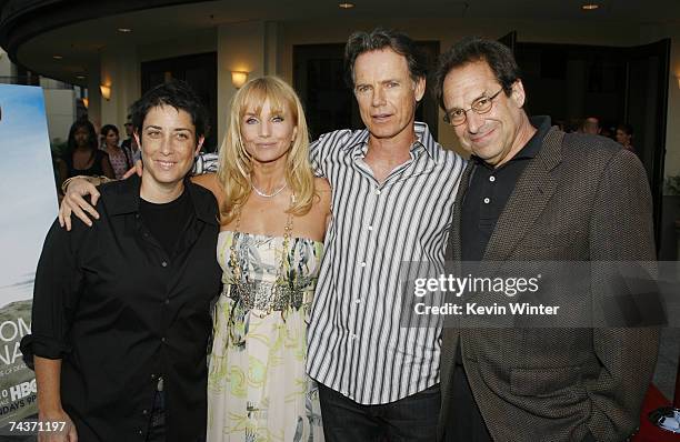 President of HBO Entertainment, Carolyn Strauss, actors Rebecca De Mornay and Bruce Greenwood and creator, writer and executive producer David Milch...