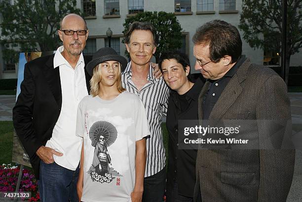 Writer and co-executive producer Kem Nunn, actors Greyson Fletcher and Bruce Greenwood, president of HBO Entertainment, Carolyn Strauss, and creator,...