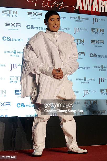 South Korean fashion designer Andre Kim attends the Opening Ceremony for The 44th DaeSong Film Awards on June 1, 2007 in Seoul, South Korea.