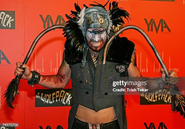 Lucent Dossier performer poses at the Black Light Burns Release Party at the Vanguard on May 31, 2007 in Hollywood, California.