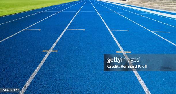 Blue. Track Racetrack Blue Track Photos and Premium High Res Pictures - Getty Images