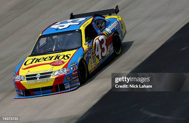 Bobby Labonte, driver of the Cheerios/Betty Crocker Dodge, practices for the NASCAR Nextel Cup Series Autism Speaks 400 on June 1, 2007 at Dover...