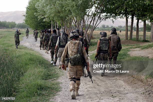 British Army Officer, Captain Alex Corbet Burcher from the 1st Battalion Welsh Guards Regiment,attached to the Inkerman Company, 1st Battalion...