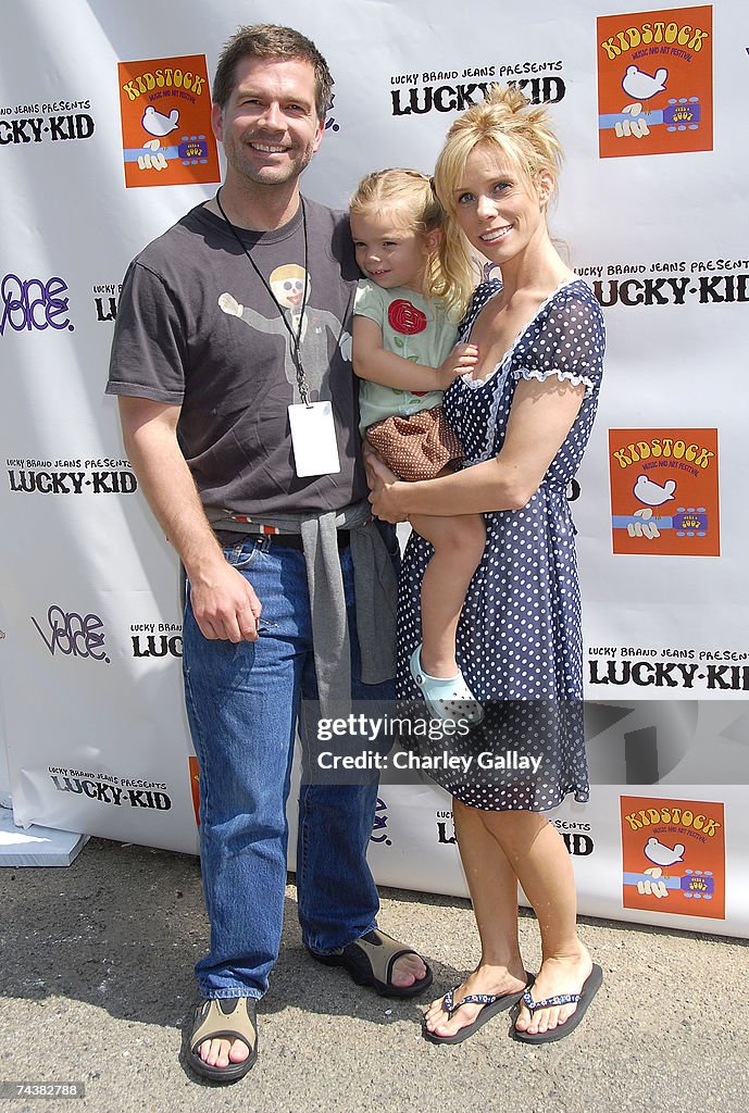 Actress Cheryl Hines , husband Paul Young and daughter Catherine Rose