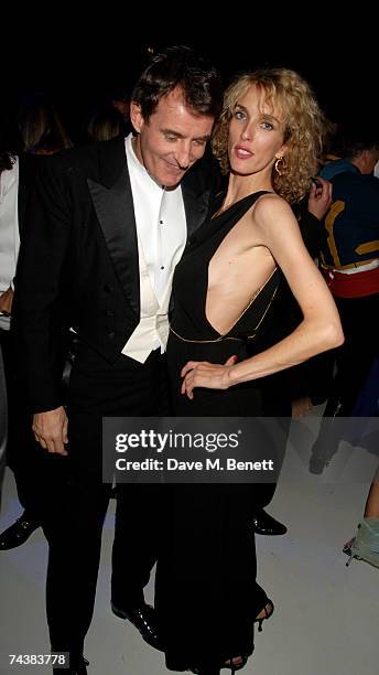 Tim Jeffries and Sarah Woodhead attend the Raisa Gorbachev Foundation after party at Stud House, Hampton Court Palace on June 2, 2007 in Richmond...