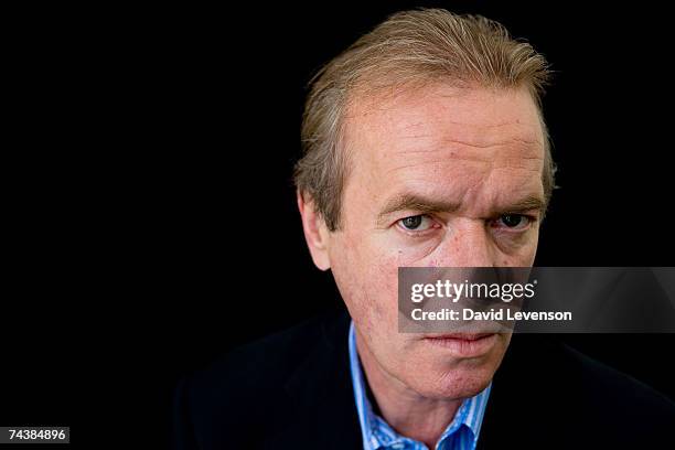 Author Martin Amis poses for a portrait at The Guardian Hay Festival 2007 held at Hay on Wye on June 3, 2007 in Powys, Wales. The festival runs until...