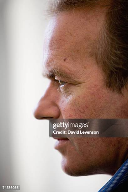 Author Martin Amis poses for a portrait at The Guardian Hay Festival 2007 held at Hay on Wye on June 3, 2007 in Powys, Wales. The festival runs until...