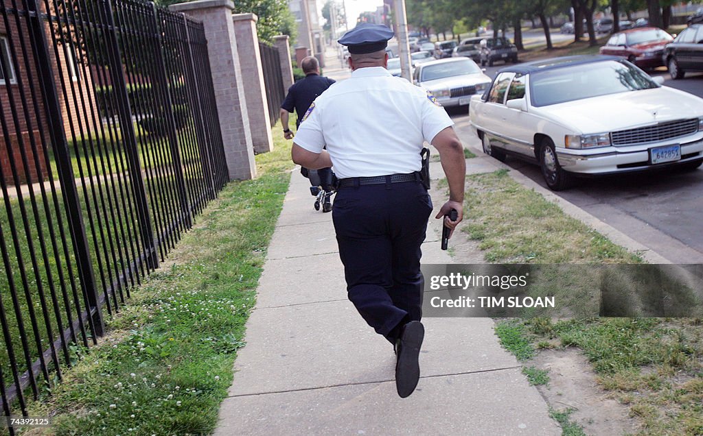 TO GO WITH AFP STORY US-CRIME-BALTIMORE...