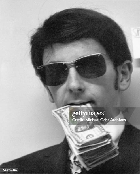 Music Producer Phil Spector poses during photo session in Los Angeles, California, circa 1965.