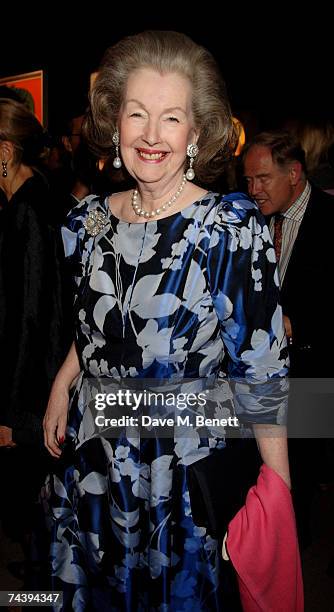 Raine, Countess Spencer attends Sotheby's annual summer party at Sotheby's New Bond Street on June 4, 2007 in London, England.