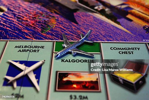The new version of the new look Australian Here and Now Monopoly board is launched at Hasbro's Head Office on June 5, 2007 in Sydney, Australia. 16.8...