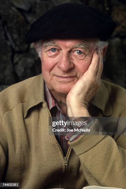 Linus Pauling, a chemist, biologist, and two-time winner of the nobel prize, poses for a portrait in September of 1982 at his home in Big Sur,...