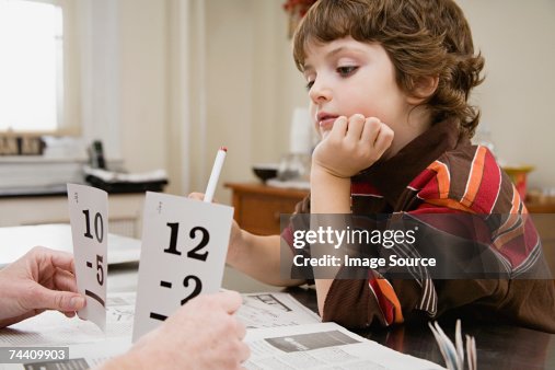 Boy Learning Mathematics High-Res Stock Photo - Getty Images