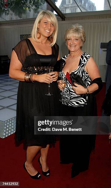 Joanne and Sandra Beckham attend the Glamour Women Of The Year Awards 2007, at the Berkeley Square Gardens on June 5, 2007 in London, England.