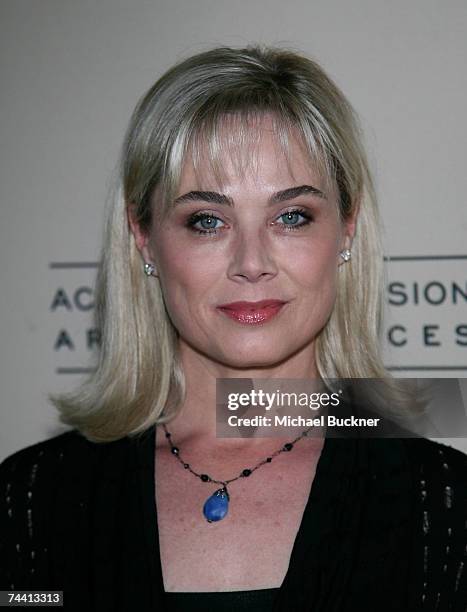 Actress Kim Johnston Ulrich arrives at the Academy of Television Arts and Sciences Daytime Emmy Nominee Reception at French 75's June 5, 2007 in...